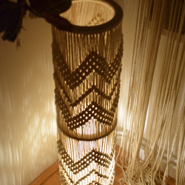Podna Macrame Lampa