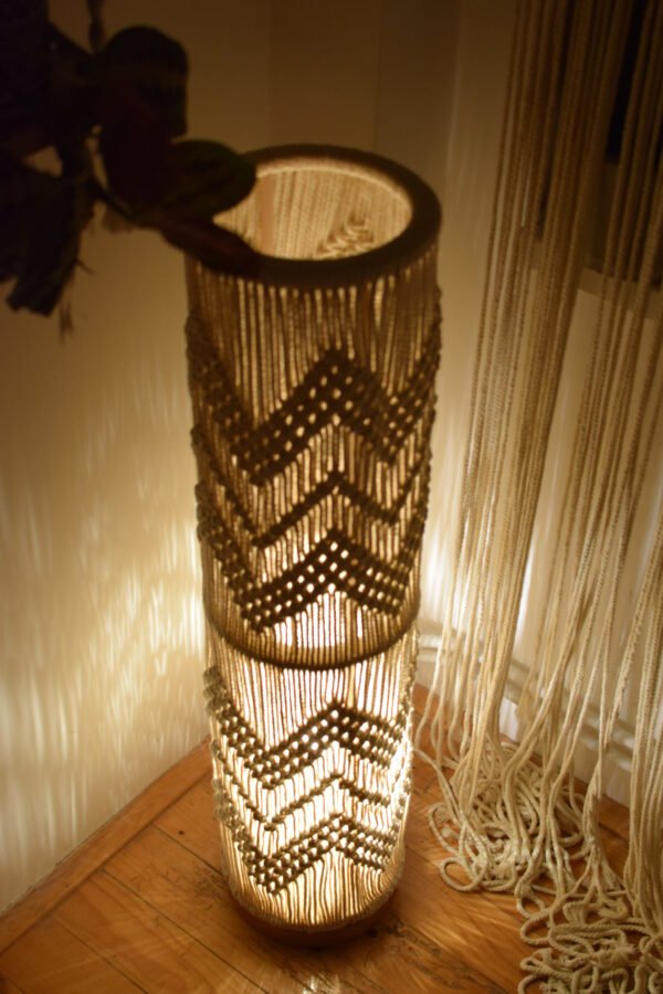 Podna Macrame Lampa