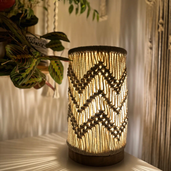 Stona Macrame Lampa