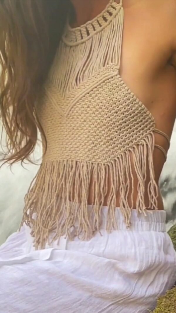 Macrame Top bez ledja