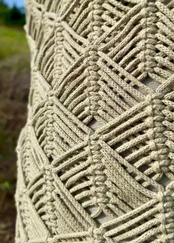 Macrame Suknja sa Dubokim Strukom - Image 4