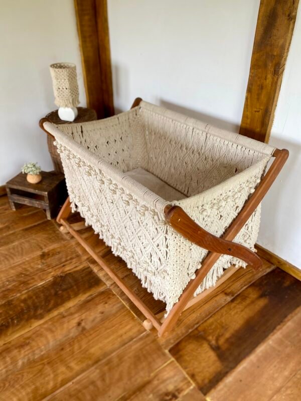 Macrame kolevka / krevetac za bebe - Image 2