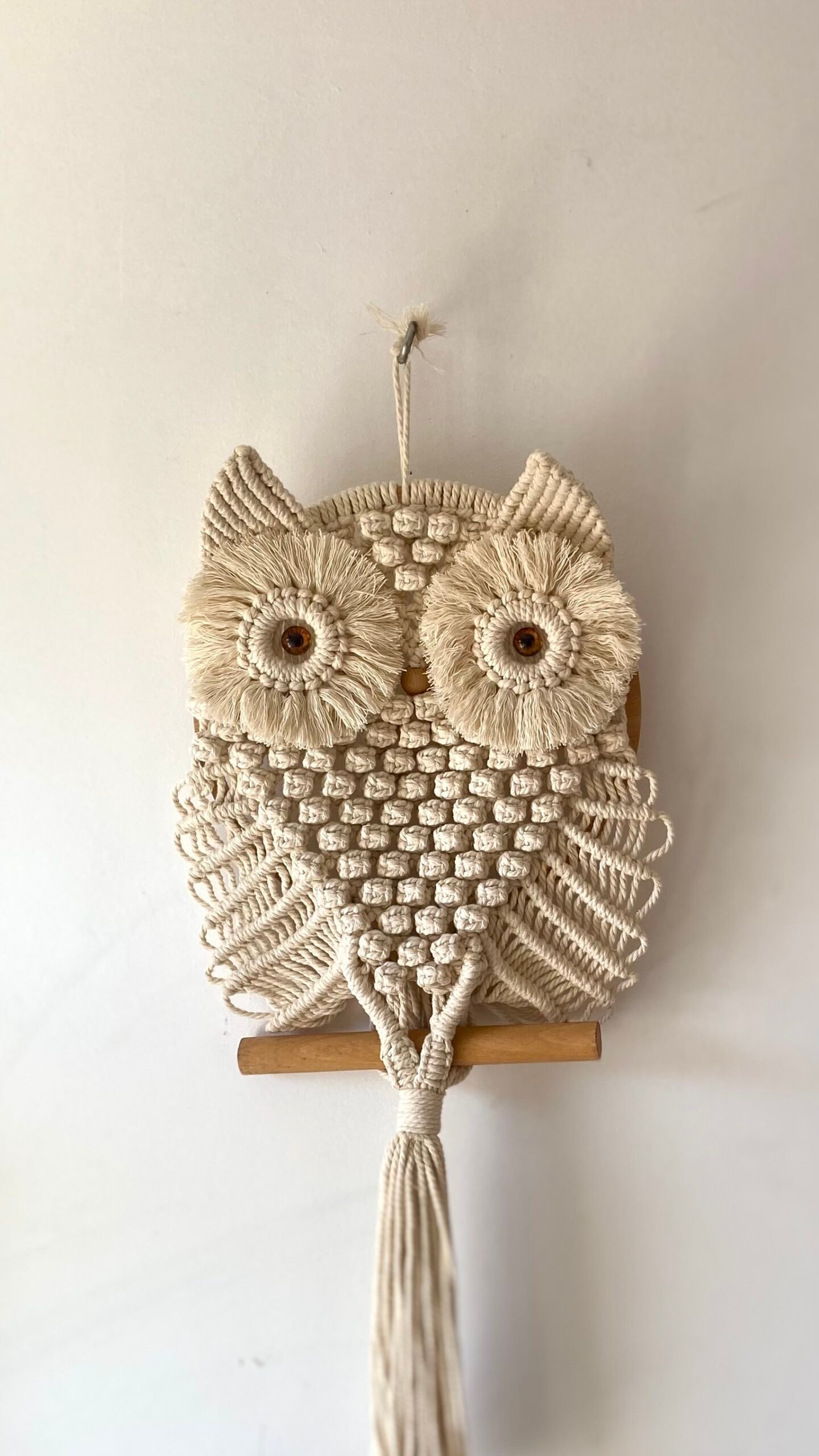 Macrame Sova - Zidna Dekoracija