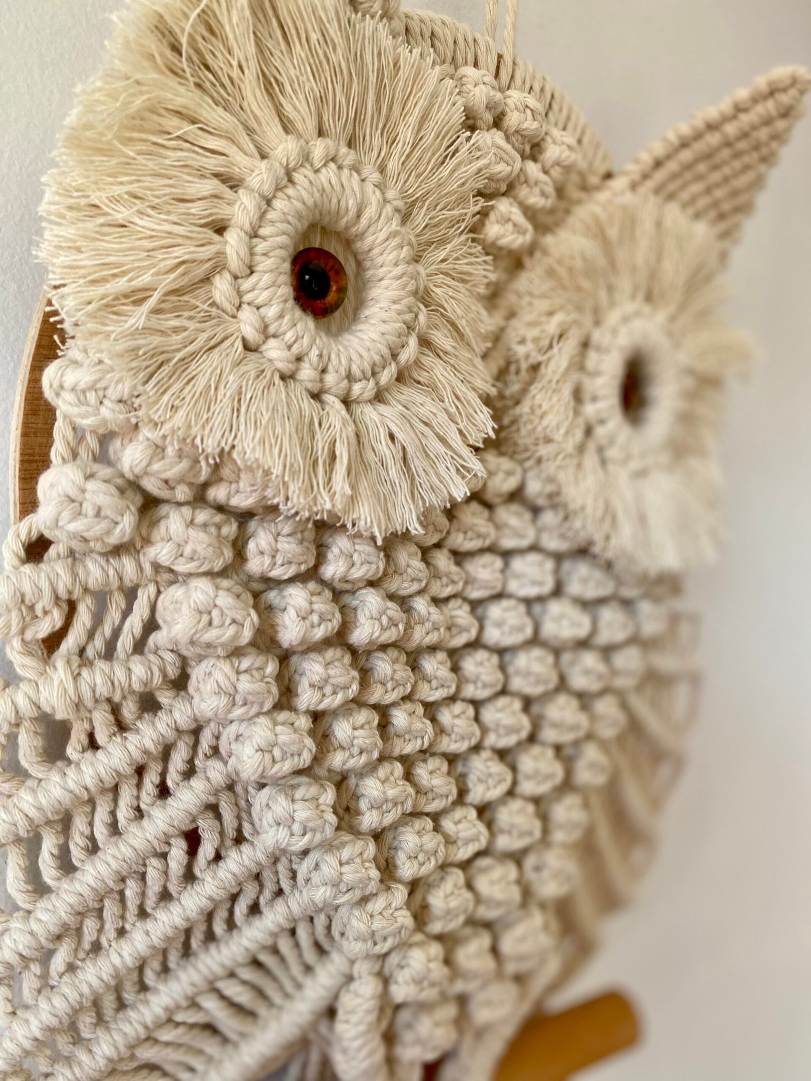 Macrame Sova - Zidna Dekoracija - Image 4