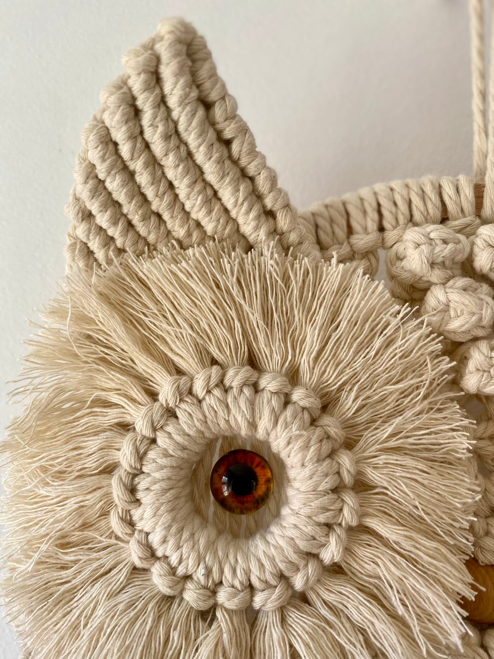 Macrame Sova - Zidna Dekoracija - Image 3
